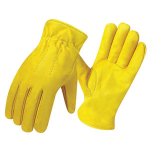 Gants de sécurité en cuir de vache de Sialkot, couleur personnalisable, taille personnalisable, logo personnalisable, produit de haute qualité. - Product Image 1