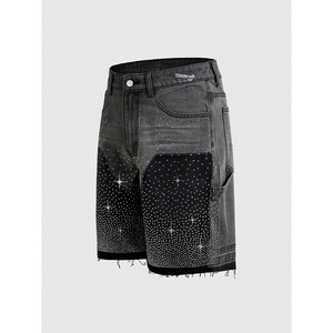 Short en strass pour homme à prix abordable, respirant, sur mesure, très tendance, confortable et au meilleur style - Product Image 5