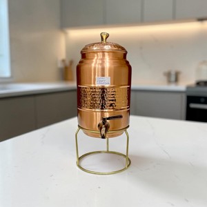 Distributeur d'eau en cuivre pour la maison et la cuisine – 5L 10L 18L de la marque Indian exports international (Cuivre pur certifié) - Product Image 1