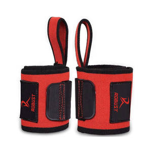 Nouveaux Bandages de Poignet en Néoprène Personnalisables avec Logo, Antidérapants et Durables, Fermeture Auto-agrippante pour Musculation, Gym et Bodybuilding - ROBUST INDUSTRIES - Product Image 1