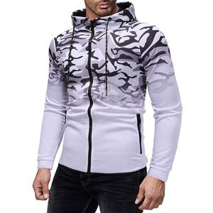 High Quality Bulk Winter Unisex Custom Heavy GSM Sublimation <b>Polyester</b> <b>Hoodie</b> With Zipper Athletic Fit Zippered Hoodies For Men - Product Image 2