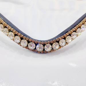 Cinta de cristal de diamante premium de 8 mm para cabezada de caballo, accesorio de equitación, proveedor mayorista - Product Image 1