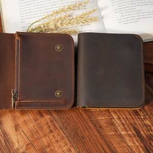 Premium Custom Logo Genuine Leather Credit Card <b>Holder</b> <b>ID</b> Card Business Card Men Wallet for sale in wholesale price - Product Image 6