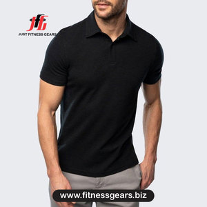 Polo à manches courtes pour homme, couleur unie, coton Oxford, respirant, style décontracté, coupe classique - Product Image 3