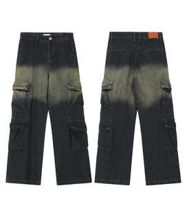 Custom <b>Men</b> Outfit Baggy Fit Dark Blue <b>Jeans</b> Pants Designer New Release Original Fit Denim Baggy <b>Jeans</b> Polar Big Boys Skate Pants - Product Image 1