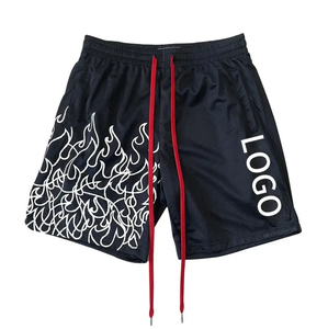 Pantalones cortos de malla de poliéster para gimnasio, personalizados, de verano, para hombre, estilo jogger, con entrepierna de 5 pulgadas, fabricantes de pantalones cortos de malla. - Product Image 1