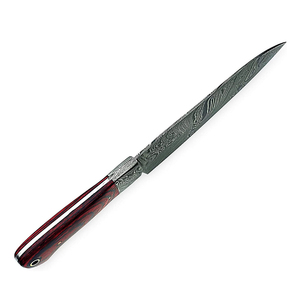 Cuchillo de Chef de Acero de Damasco Personalizable, Hecho a Mano, de Primera Calidad, con Mango de Madera y Filo Afilado - Product Image 2