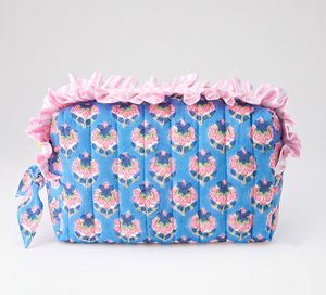 Hand Block Printed Bag <b>Pouches</b> <b>Make</b> <b>Up</b> Kit Bag For Wholesale Decorative Small Bags - Product Image 4