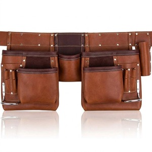 Welded <b>Tool</b> Belt Bag Electrician Pouch Waist <b>Tool</b> Holder Multi Pocket Organizer for Repair <b>Work</b> - Product Image 1
