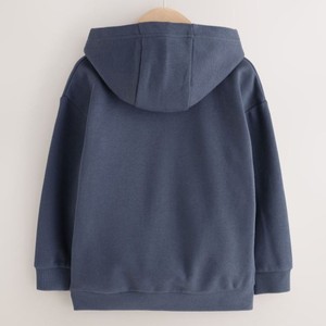 Custom Unisex Navy Blue Hooded Sweatshirt With <b>Car</b> Print Regular Fit Casual Autumn Wear 100% Cotton French Terry Fabric - Product Image 2