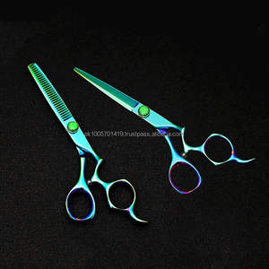 Vente chaude main gauche cisailles ciseaux précision japonais professionnel 440C acier Double barbier coupe pour cheveux ciseaux - Product Image 5