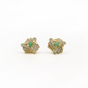 925 Sterling <b>Silver</b> Gold Plated Luxury Natural Stone <b>Stud</b> Earrings with CZ OEM ODM Fine Jewelry - Product Image 4