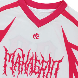 T-shirt sublimé à manches courtes pour homme, séchage rapide, tissu synthétique léger et doux pour la peau, col confortable, idéal pour le sport - Product Image 5