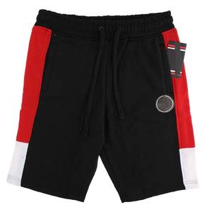Men's Color Blocking Knitted <b>T</b>-<b>Shirt</b> Set Custom Design Crew Neck Casual Summer Breathable Shorts 2 Piece Summer Set - Product Image 6
