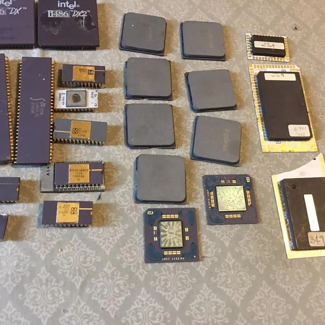 100% Intel Pentium Pro Ceramic CPU, CPU CERAMIC PROCESSOR Scrap for Gold Pins Recovery