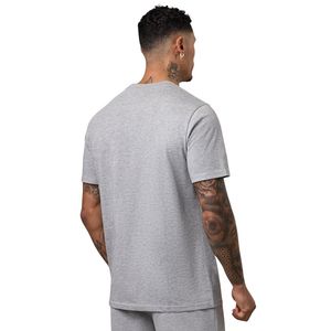 Camiseta gráfica de algodón gris claro para hombre, corte regular, cuello redondo, manga corta, informal, estampada, transpirable, moda de verano - Product Image 2