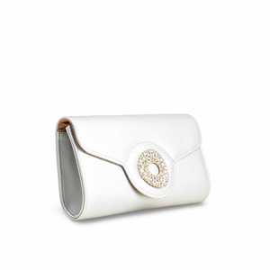 Muñequera formal plateada para mujer P24217 Embrague elegante para ocasiones - Product Image 2