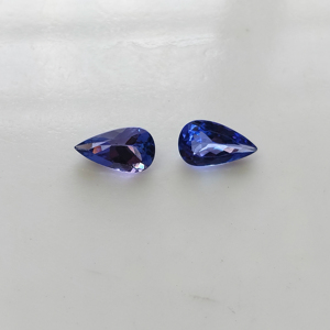 Tanzanita natural de 10x6 mm, corte pera, mejor calidad, tratada térmicamente, piedra preciosa suelta para la fabricación de joyas. - Product Image 3