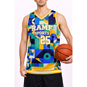 Camiseta de Baloncesto Personalizada al por Mayor para Hombre, Cuello Redondo, Conjunto de Jersey en Blanco, Adecuada para Entrenamiento Deportivo y Actividades al Aire Libre - Product Image 3