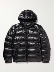 Chaqueta Acolchada con Capucha para Hombre, Negra, Cortavientos, Transpirable, con Cierre de Cremallera, Largo Regular, Color Sólido, Relleno de Poliéster - Product Image 6