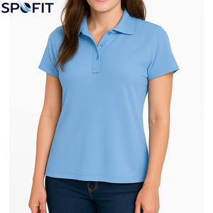Nueva Llegada, Camisetas Polo para Mujer con Diseño de Logotipo Personalizado, Camisetas Polo de Manga Corta Transpirables para Mujer, Camiseta Polo de Alta Calidad para Mujer - Product Image 2