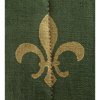 Gambeson rembourré médiéval en coton respirant bicolore vert et blanc, sur mesure, style Renaissance, OEM ODM