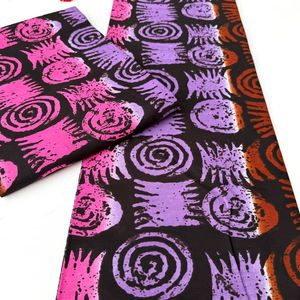 Tissu en coton imprimé Ankara africain élégant pour la couture, les loisirs créatifs et la mode par Hitjem Export Island Supplier - Product Image 1