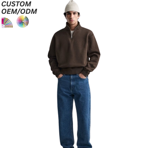 Sudadera de Forro Polar para Hombre, Estilo Casual, Ropa de Calle de Invierno, Cuello Redondo Bordado, Tejido Cálido, Logotipo Personalizado, Soporte OEM ODM, Marca 100% - Product Image 1