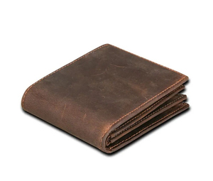 Elegante Cartera de Cuero Genuino Ecológica con Cierre de Botón para Hombre, con Diseño Único - Product Image 4