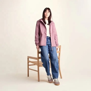 <b>Women's</b> Lightweight Hooded Bomber <b>Jacket</b> Waterproof <b>Zip</b>-<b>Up</b> Breathable Quick-Dry Outerwear for Autumn Hiking & Daily Use 6XL - Product Image 5