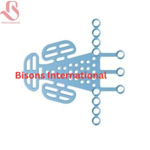 Bisons แผ่นผ่าตัดฝังกระดูกสันหลังสำหรับพื้นห่วงออร์บิทัลไทเทเนียมแบบใช้มือ - Product Image 3