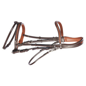 Nouvelle bride en cuir de qualité supérieure pour cheval, double rênes, ajustement confortable, contrôle équilibré pour l'entraînement et les événements - Product Image 2