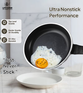 Ensemble de 3 poêles antiadhésives, revêtement non toxique, poignées en bakélite résistantes à la chaleur, base à induction - Product Image 6