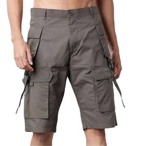 Pantalones cortos cargo de diseño moderno y cómodo, de la mejor calidad, con logo personalizado impreso, en stock, para usar en verano. - Product Image 1