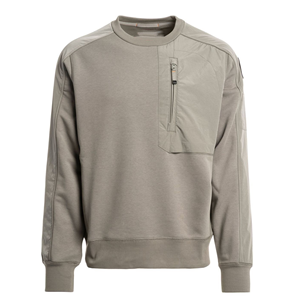 เสื้อสเวตเชิ้ตคอกลมผู้ชาย สีพื้น ผ้าถัก ระบายอากาศได้ดี ทรงปกติ ใส่สบายๆ ในฤดูใบไม้ร่วง - Product Image 5