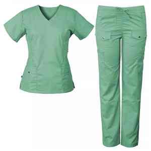 Conjunto de Uniformes Médicos Elásticos y Fáciles de Llevar para Mujer, Trajes Clínicos Sanitarios - Product Image 1