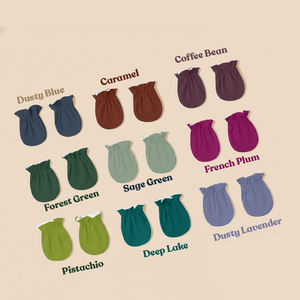 Newborn <b>Baby</b> <b>Mittens</b> Soft Cotton or Bamboo Cotton Gentle <b>Scratch</b> Protection - Product Image 3