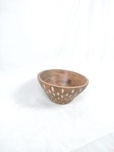 Cuencos de Madera Ecológicos de Alta Calidad, Cuenco de Madera Pulida para Frutas y Ensaladas, Cuenco para Servir - Product Image 4
