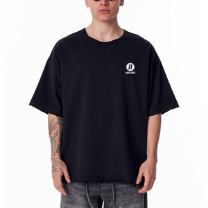 เสื้อยืดโอเวอร์ไซส์ผ้าฝ้าย 100% ระบายอากาศ แห้งเร็ว เนื้อผ้านุ่ม สีสันตามสั่ง ดีไซน์ล่าสุด สำหรับกิจกรรมกลางแจ้ง - Product Image 1