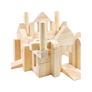 Juego de 100 Bloques de Madera Natural para Apilar, de VietChoice, Aprendizaje Preescolar y Desarrollo Montessori para Niños Pequeños - Product Image 6