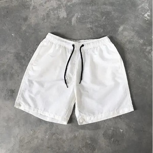Prix de gros – Short vintage streetwear personnalisé pour homme, en molleton de coton doux, taille à cordon de serrage, fabricant OEM AI-SH-39 - Product Image 5