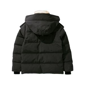 Custom Women Winter Hooded Quilted <b>Jacket</b> With Fur Collar Wholesale Plus Size Puffer <b>Jacket</b> - Product Image 4