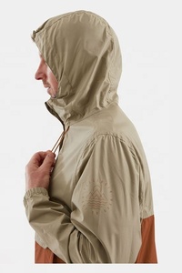 Color Block Nylon Autumn <b>Jacket</b> Hooded Zipper Waterproof Windproof Breathable Quick Dry <b>Lightweight</b> OEM Service Outerwear for - Product Image 4