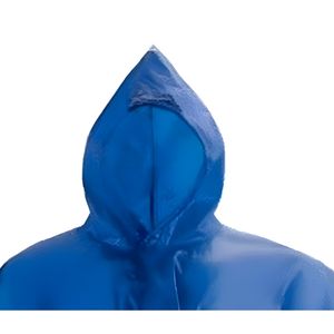 Chaqueta Impermeable y Cortavientos Reversible de Otoño/Invierno, Verde, de Poliéster con Recubrimiento de PVC, con Cierre Frontal y Botones - Product Image 2