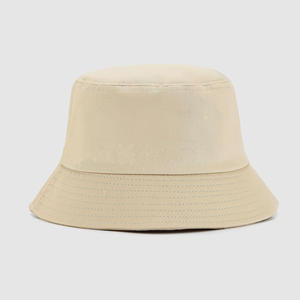Unisex Minimal Style <b>Plain</b> Bucket Hat Breathable Lightweight Cotton Casual Outdoor Sun Protection <b>Cap</b> - Product Image 5