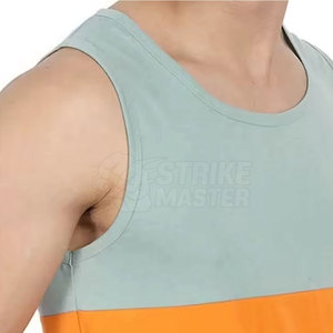 เสื้อแขนกุดสำหรับใส่วิ่งสำหรับผู้ชายเสื้อแขนกุดเพาะกายออกกำลังกายฟิตเนสออกกำลังกายแบบลำลองระบายอากาศได้ดี - Product Image 4