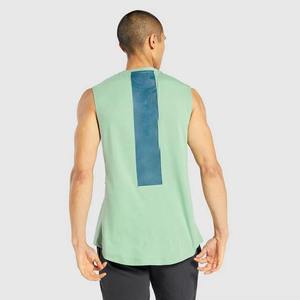 Débardeur Unisexe Personnalisé 100% Coton Tricoté, T-shirt Sans Manches Vierge, Tenue Décontractée d'Été, Logo Personnalisé, Uniforme d'Équipe, OEM - Product Image 5