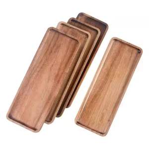 Plateau de lit en bois d'acacia pour le petit-déjeuner, surface lisse, pour l'hôtellerie (vente en gros) - Product Image 5