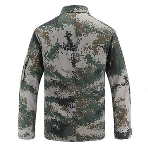Ensemble de chasse en toile polyester imprimé pour l'hiver, durable, en tissu 3 couches, veste et pantalon de chasse avec ceinture pour hommes tactiques - Vente en gros - Product Image 3