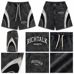 Men's Polyester/Cotton Knitted Mid Waist Drawstring Casual Breathable Lightweight Winter <b>Shorts</b> Quick Dry - Product Image 6